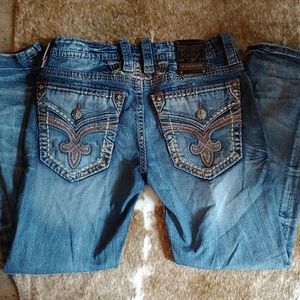 Men's Rock revival jeans